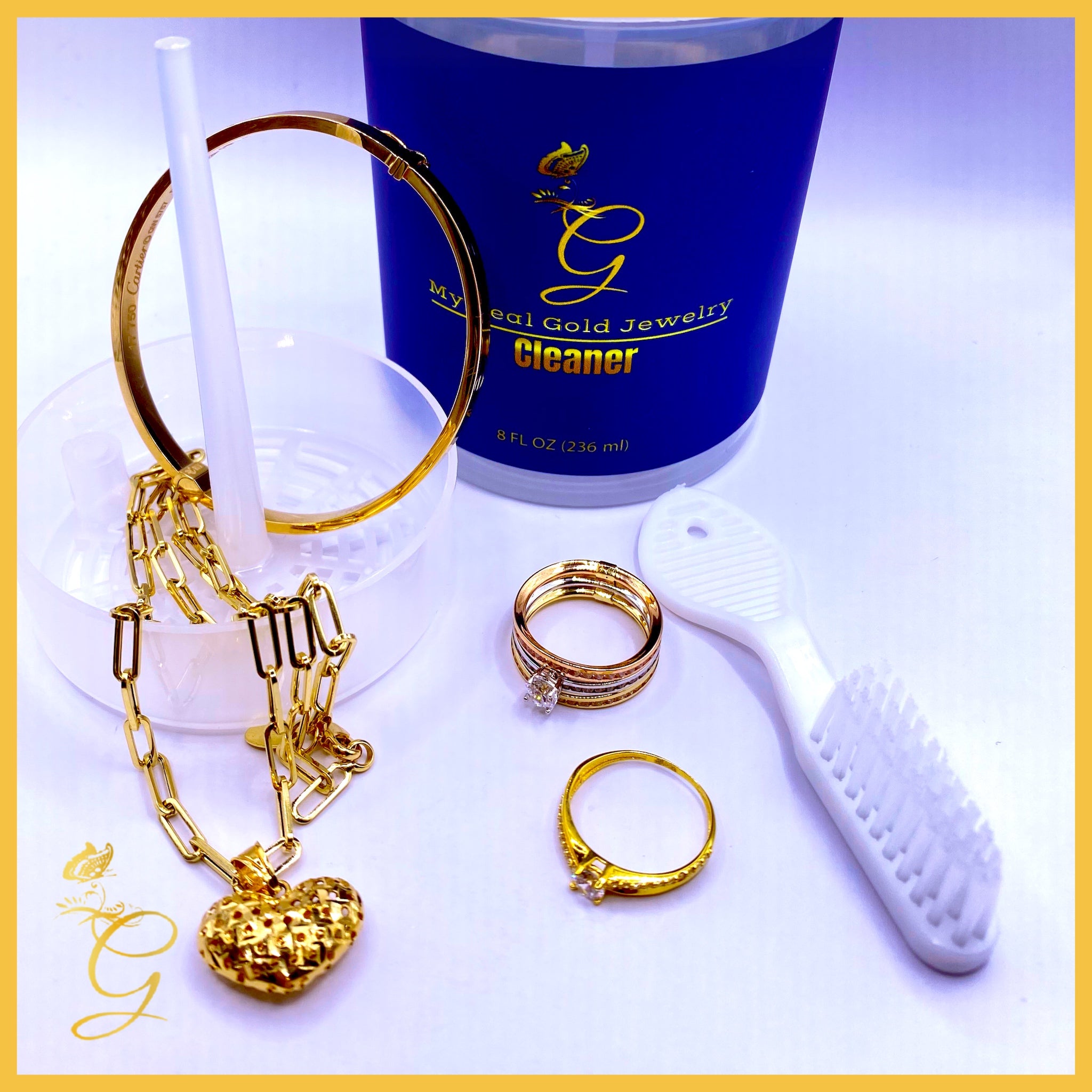 My Real Gold Jewelry Cleaner (Bath Jar) – My Real Gold Jewelry LLC